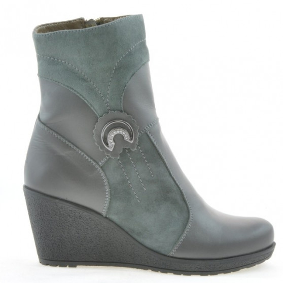 Buty damskie 3220 szary łączony