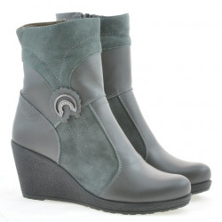 Buty damskie 3220 szary łączony
