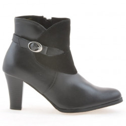 Buty damskie 1124 czarny+czarny antylop
