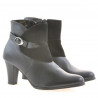 Buty damskie 1124 czarny+czarny antylop