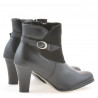 Buty damskie 1124 czarny+czarny antylop