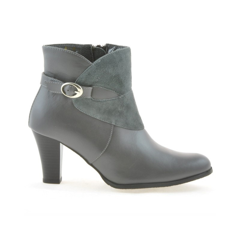 Buty damskie 1124 szare kombinowane