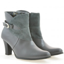 Buty damskie 1124 szare kombinowane