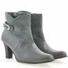 Buty damskie 1124 szare kombinowane
