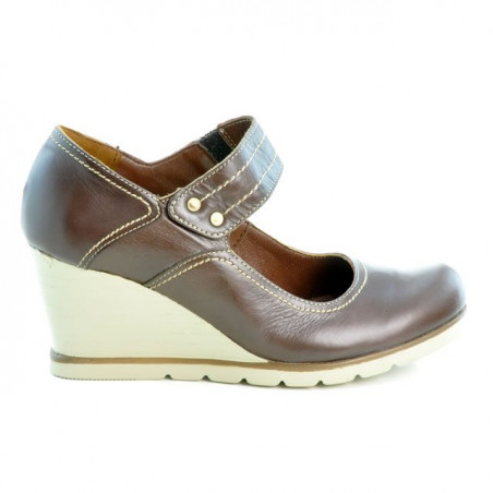 Damskie buty casual 199 czekolada