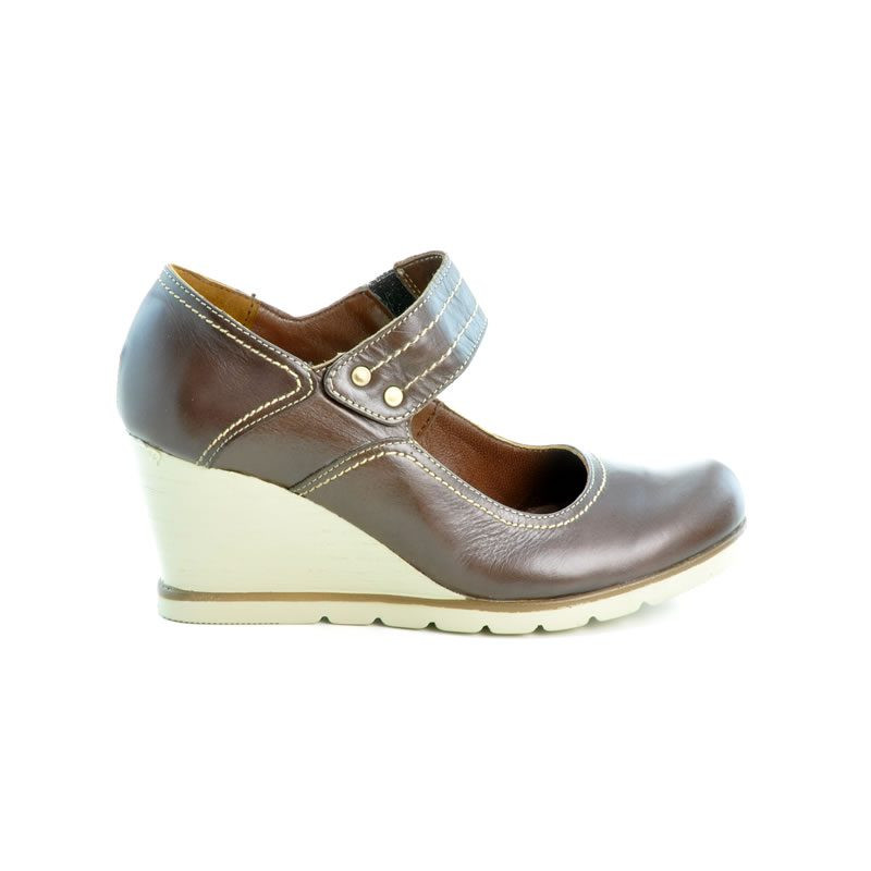 Damskie buty casual 199 czekolada