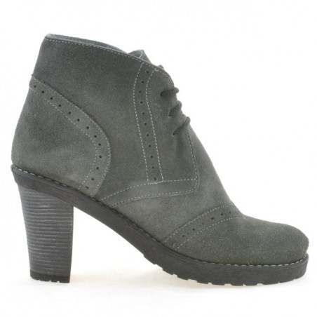 Buty damskie 3230 szare welur