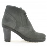 Buty damskie 3230 szare welur
