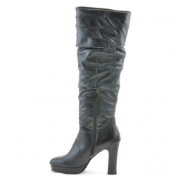 Damskie kozaki 1118 czarne