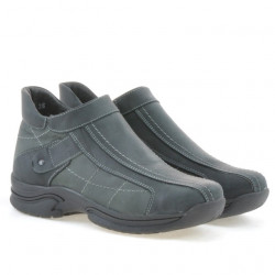 Buty młodzieżowe 441 tuxon czarny+szary