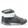 Buty męskie 421 czarno-białe