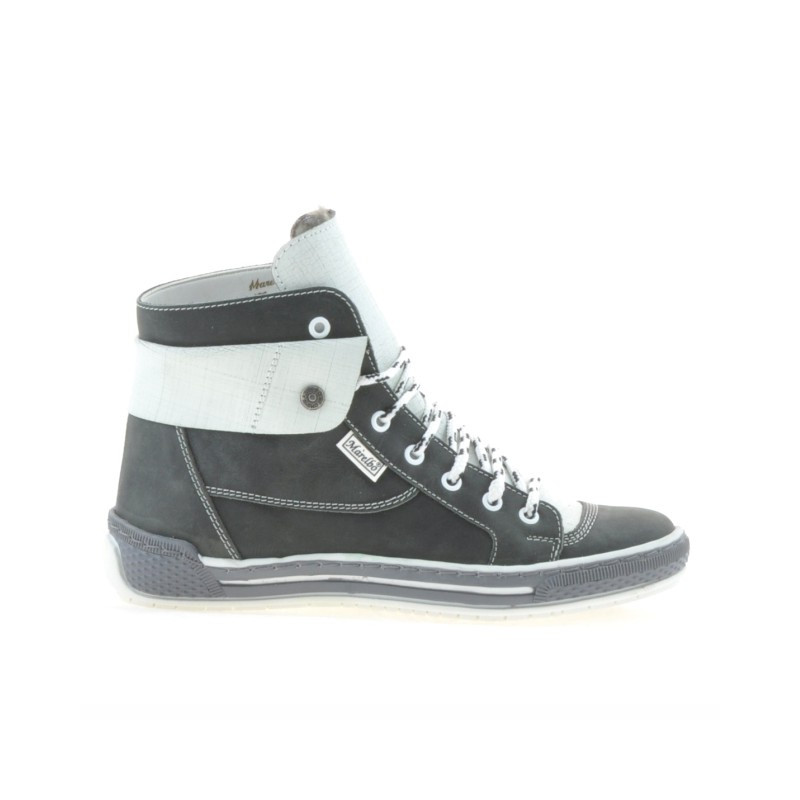 Buty damskie 258 tuxon szary+biały