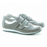 Damskie buty sportowe 194 szare+białe