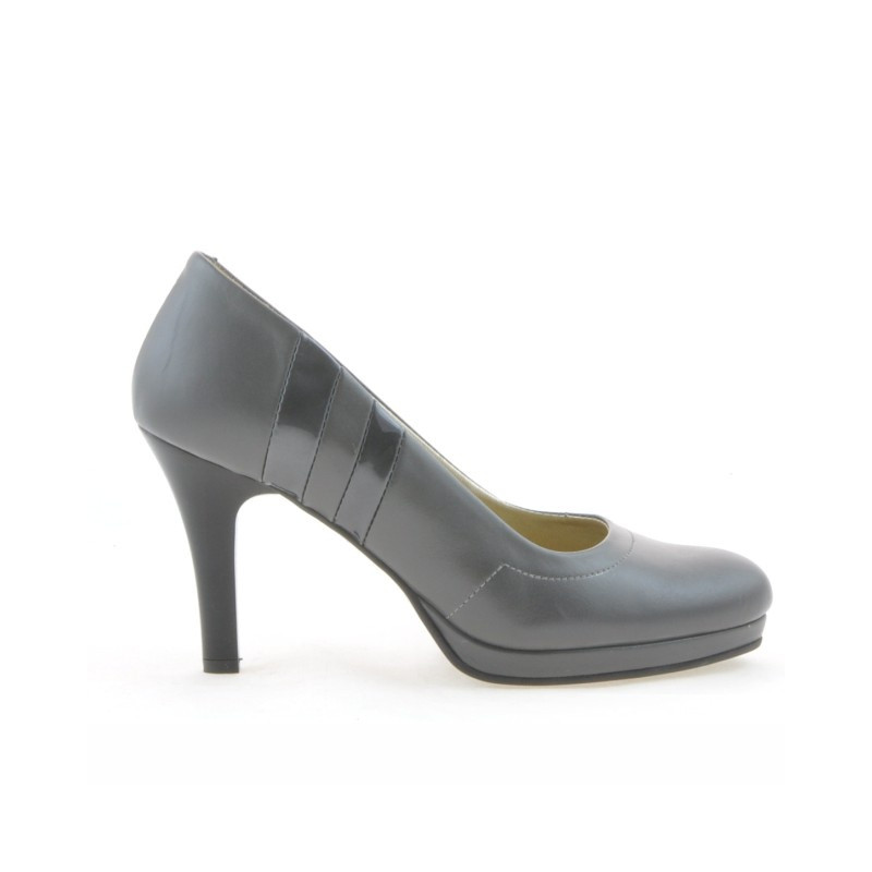 Eleganckie buty damskie 1086 szare