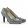 Eleganckie buty damskie 1086 szare