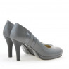 Eleganckie buty damskie 1086 szare