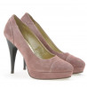 Eleganckie damskie buty 1082 różowa antilopa
