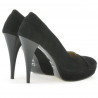 Eleganckie damskie buty 1082 czarny antilop