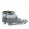 Buty damskie 258 szare kombinowane