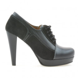 Eleganckie damskie buty 1093 czarne łączone