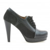 Eleganckie damskie buty 1093 czarne łączone