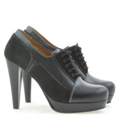 Eleganckie damskie buty 1093 czarne łączone
