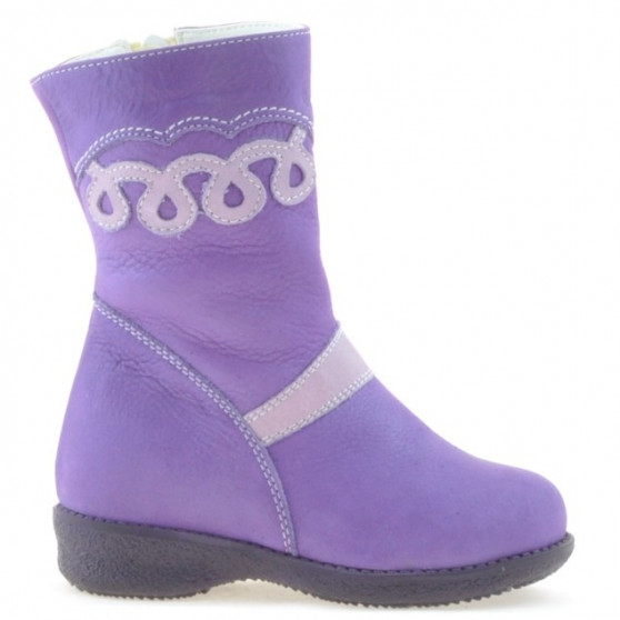 Małe dziecięce buty 23c fioletowe