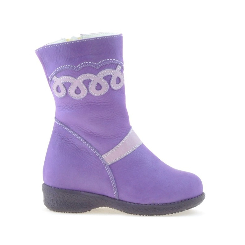 Małe dziecięce buty 23c fioletowe