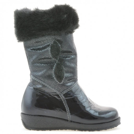 Buty dla małych dzieci 24c lakier indygo