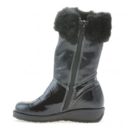 Buty dla małych dzieci 24c lakier indygo