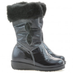 Buty dla małych dzieci 24c lakier indygo