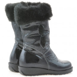 Buty dla małych dzieci 24c lakier indygo