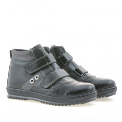 Buty dziecięce 3207 czarne+szare