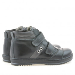 Buty dziecięce 3207 czarne+szare