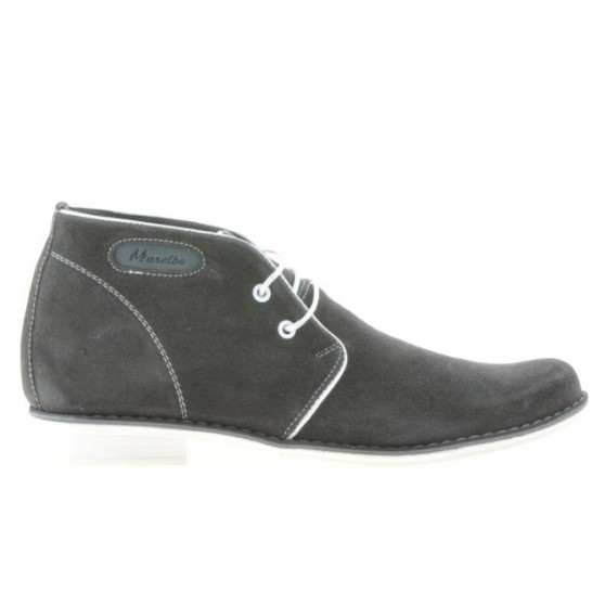 Buty młodzieżowe 464 antracyt welur