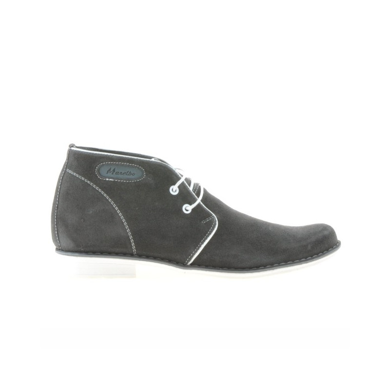 Buty młodzieżowe 464 antracyt welur
