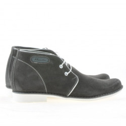 Buty młodzieżowe 464 antracyt welur