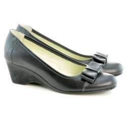 Casualowe / eleganckie buty damskie 636-1 czarne