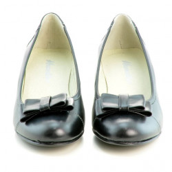 Casualowe / eleganckie buty damskie 636-1 czarne
