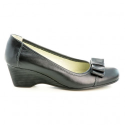 Casualowe / eleganckie buty damskie 636-1 czarne