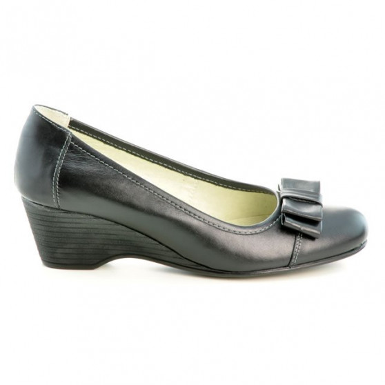 Casualowe / eleganckie buty damskie 636-1 czarne