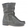 Damskie botki 3272 antracyt welur