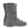 Damskie botki 3272 antracyt welur