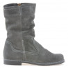 Damskie botki 3272 antracyt welur