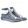 Buty damskie 258 biz indygo+białe