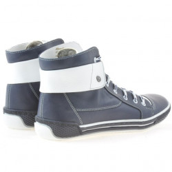 Buty damskie 258 biz indygo+białe