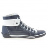 Buty damskie 258 biz indygo+białe