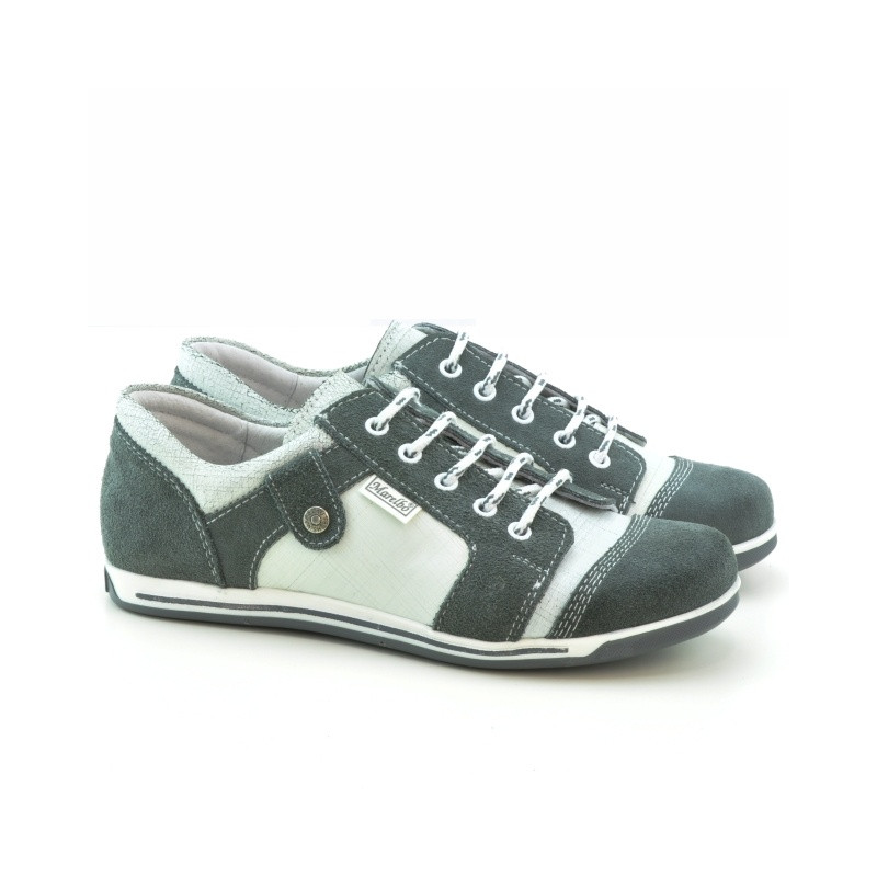 Damskie buty sportowe 143-1 bufo szary+biały