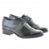 Buty casual damskie 691 lakierowane czarne