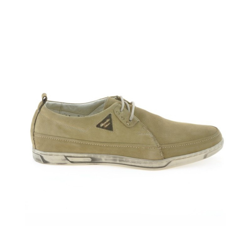 Casualowe buty męskie 744 bufo piaskowy